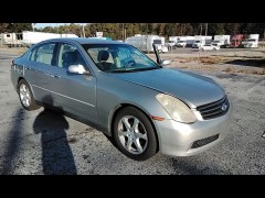 BUY INFINITI G35 SEDAN 2003 4DR SDN MANUAL W/LEATHER, Atlanta East Auto Auction